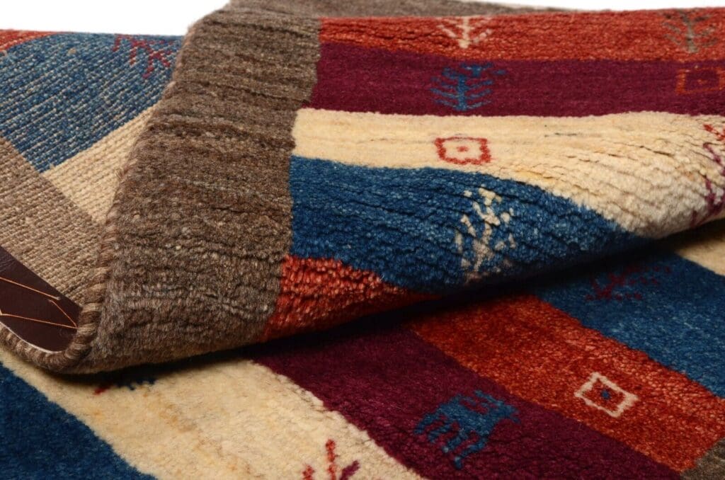 Perserteppich Gabbeh 118x78 cm Wolle handgeknüpft