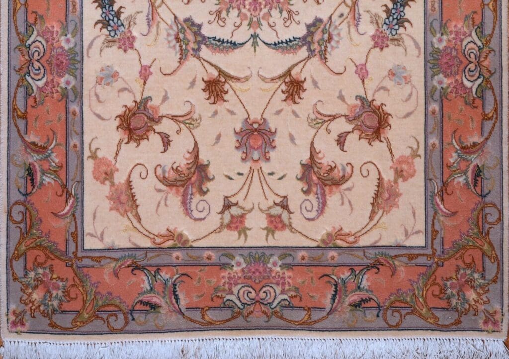 Perserteppich Tabriz 294x83 cm Wolle handgeknüpft