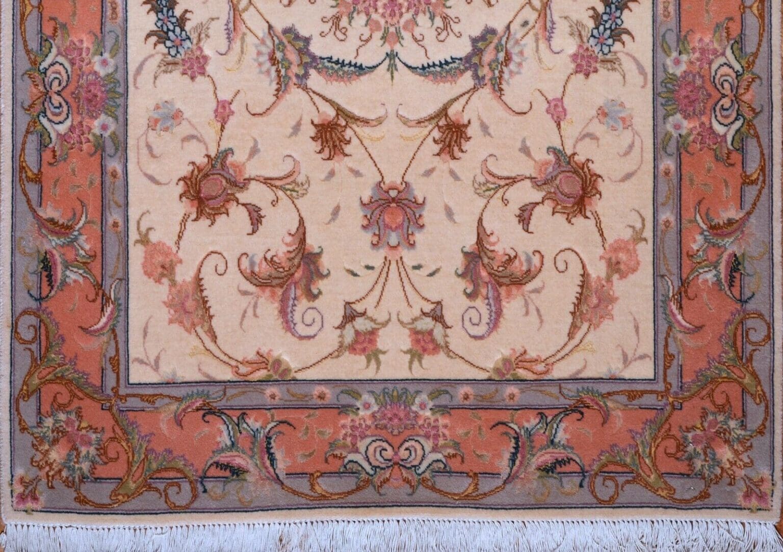 Perserteppich Tabriz 294x83 cm Wolle handgeknüpft