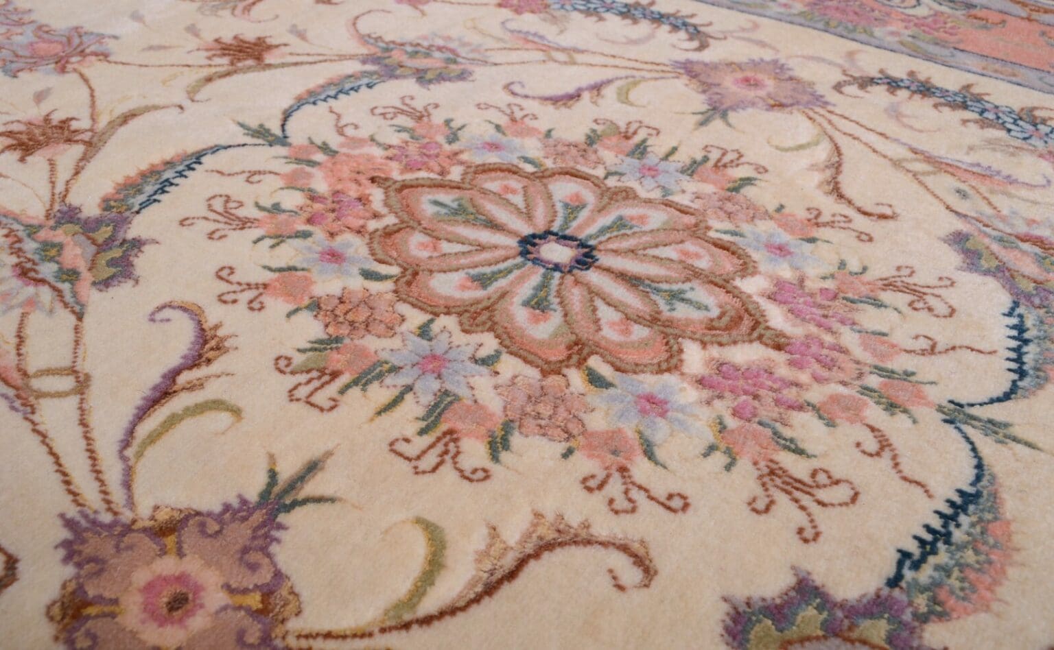 Perserteppich Tabriz 294x83 cm Wolle handgeknüpft