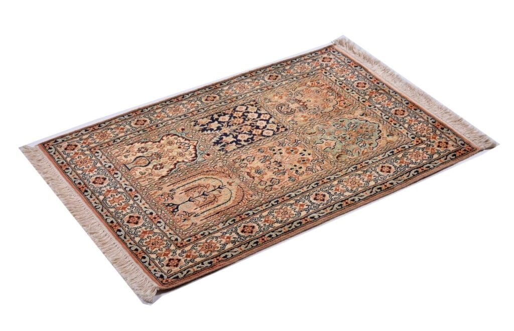 Orientteppich 95x65 cm Seide handgeknüpft