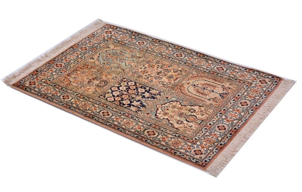 Orientteppich 95x65 cm Seide handgeknüpft