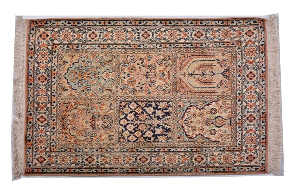 Orientteppich 95x65 cm Seide handgeknüpft