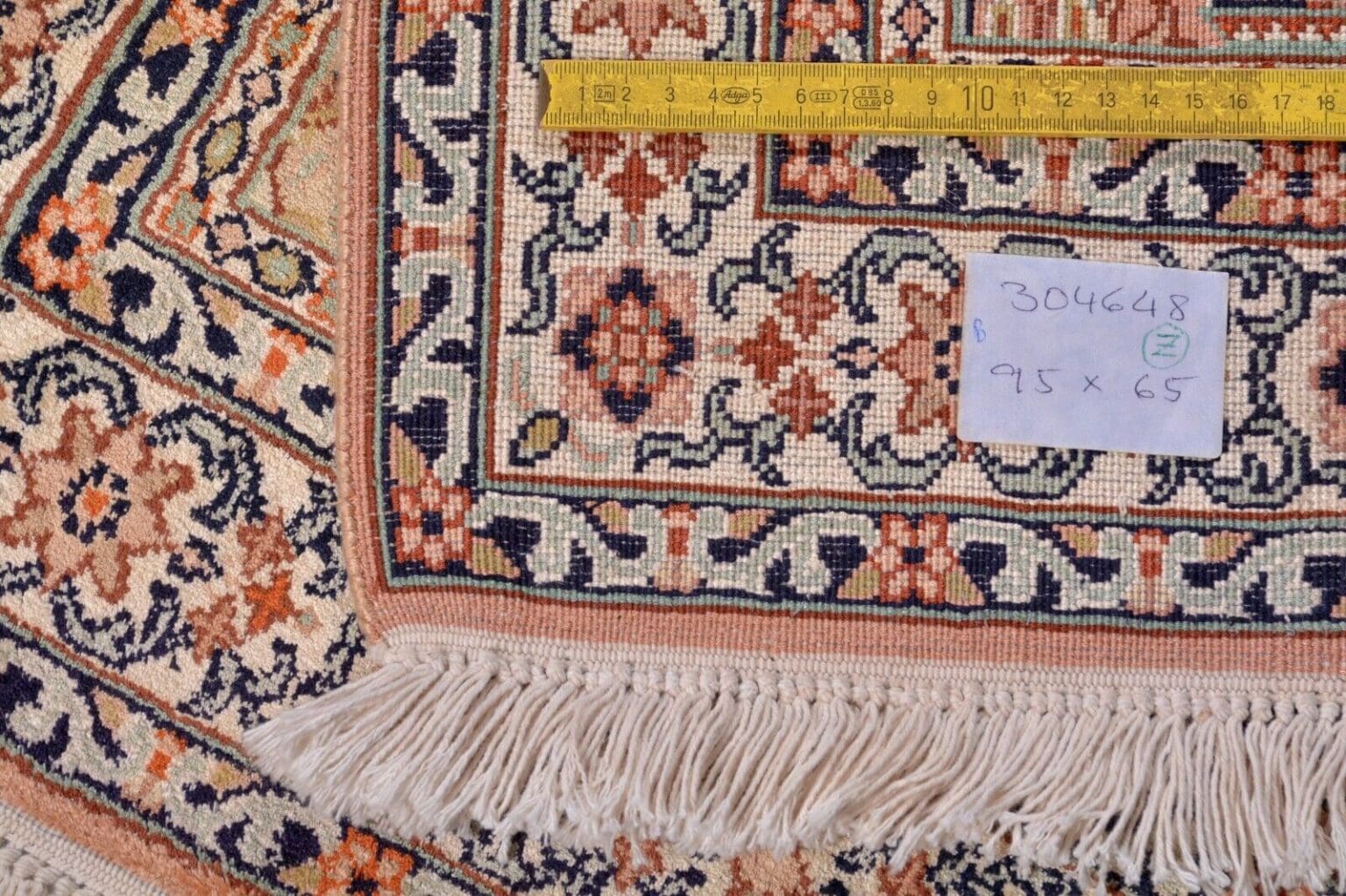 Orientteppich 95x65 cm Seide handgeknüpft
