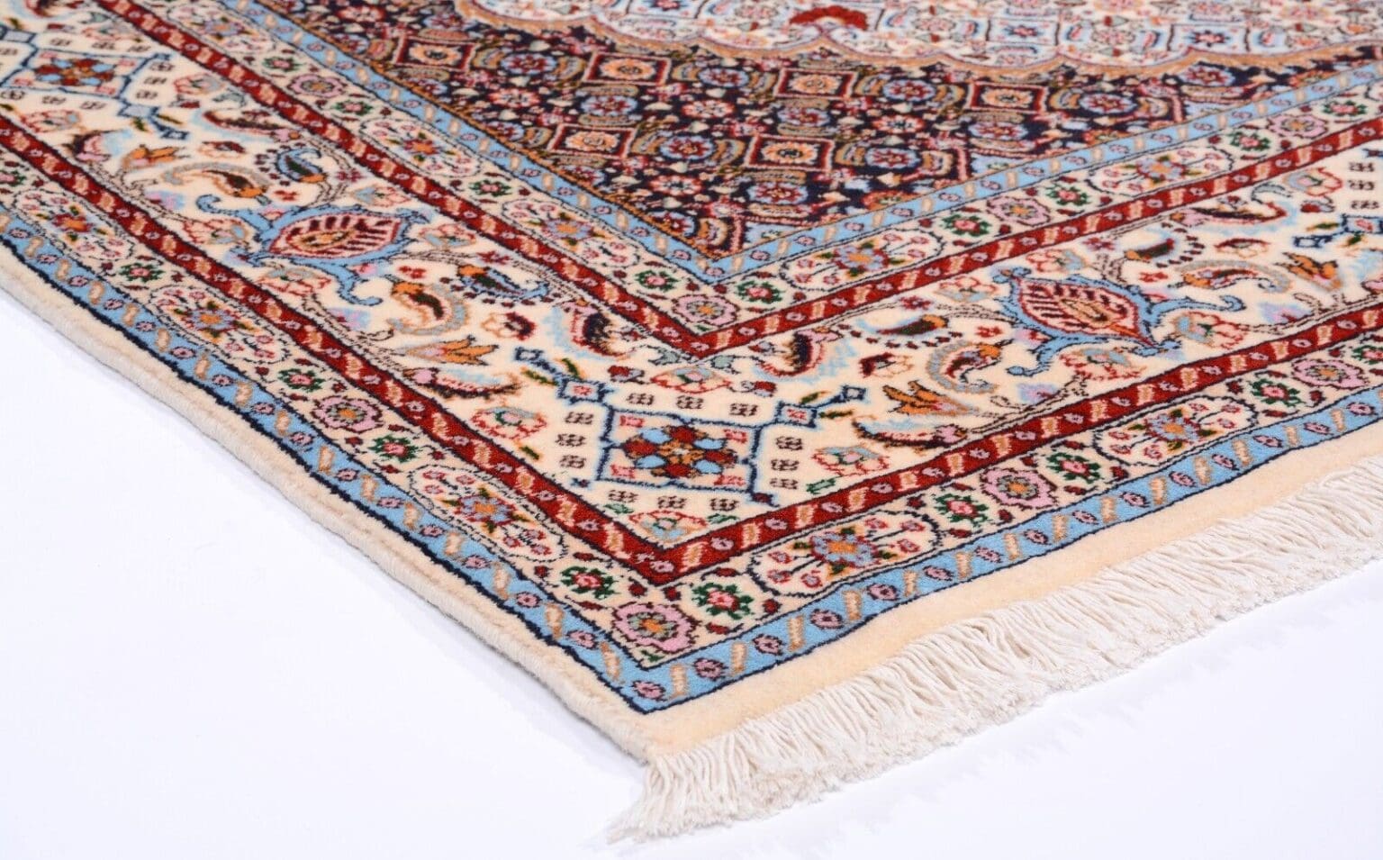 Perserteppich Moud 195x146 cm Wolle handgeknüpft