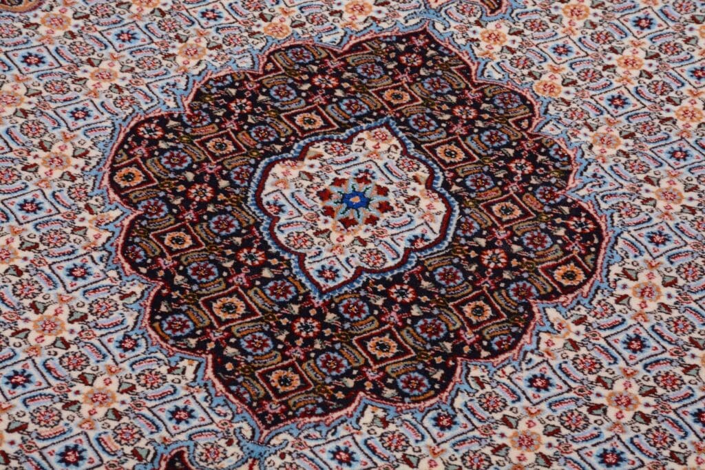 Perserteppich Moud 195x146 cm Wolle handgeknüpft
