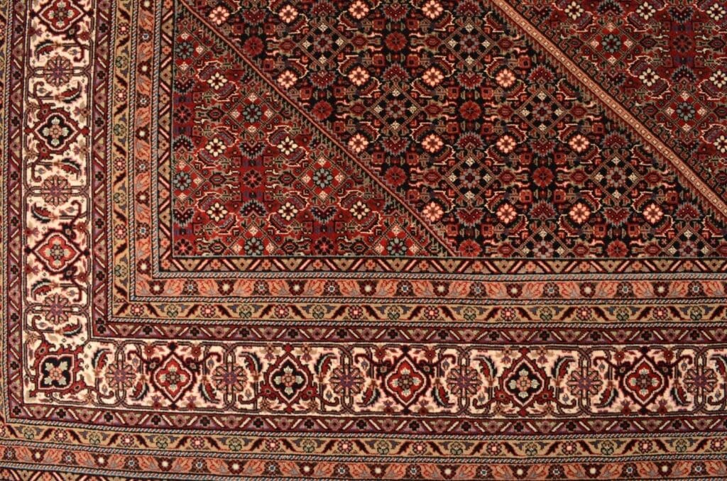 Orientteppich Bidjar 350 x 288 cm Wolle handgeknüpft