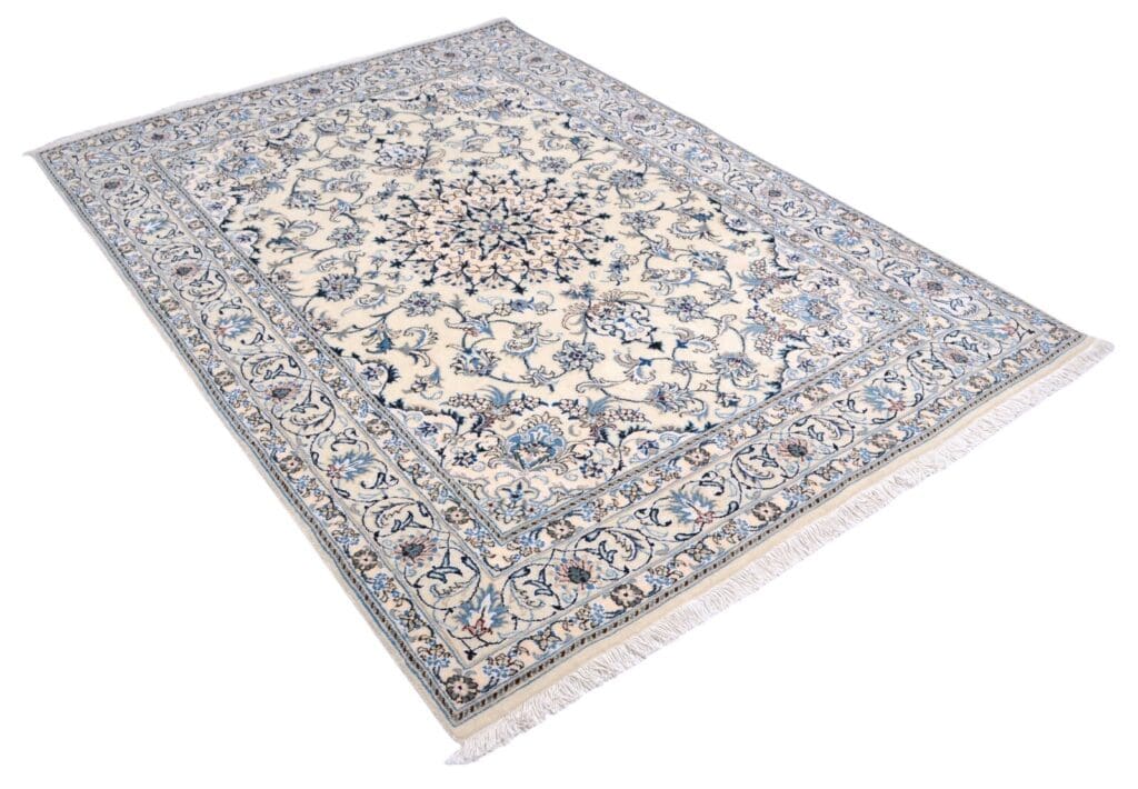 Perserteppich Nain 237 x 162 cm Wolle handgeknüpft