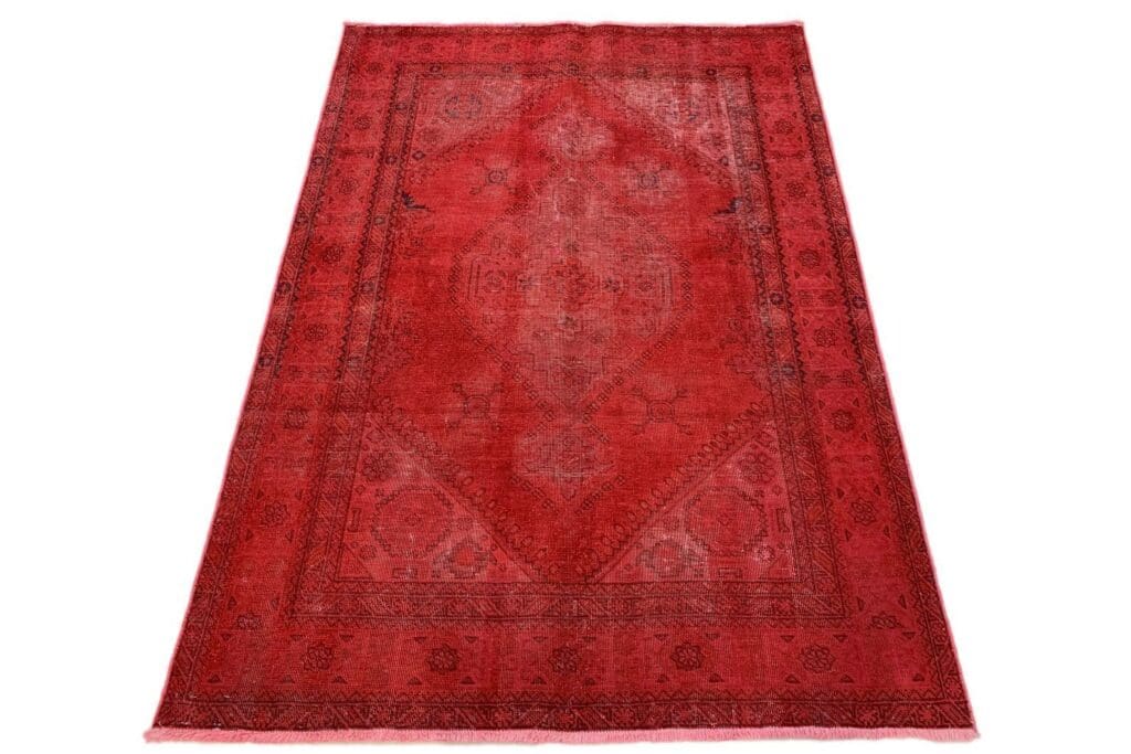 Orientteppich 189 x 139 cm Wolle handgeknüpft