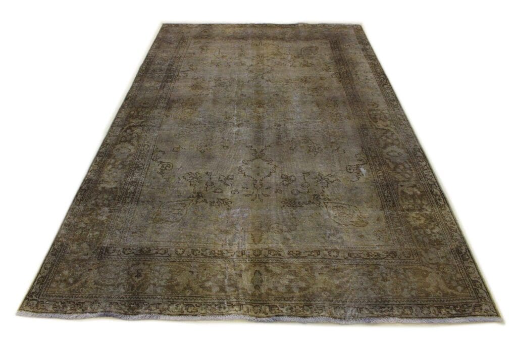 vintage-teppich-beige-301x189-cm-handgeknupft-orientteppich Orientteppich 301 x 189 cm Wolle handgeknüpft