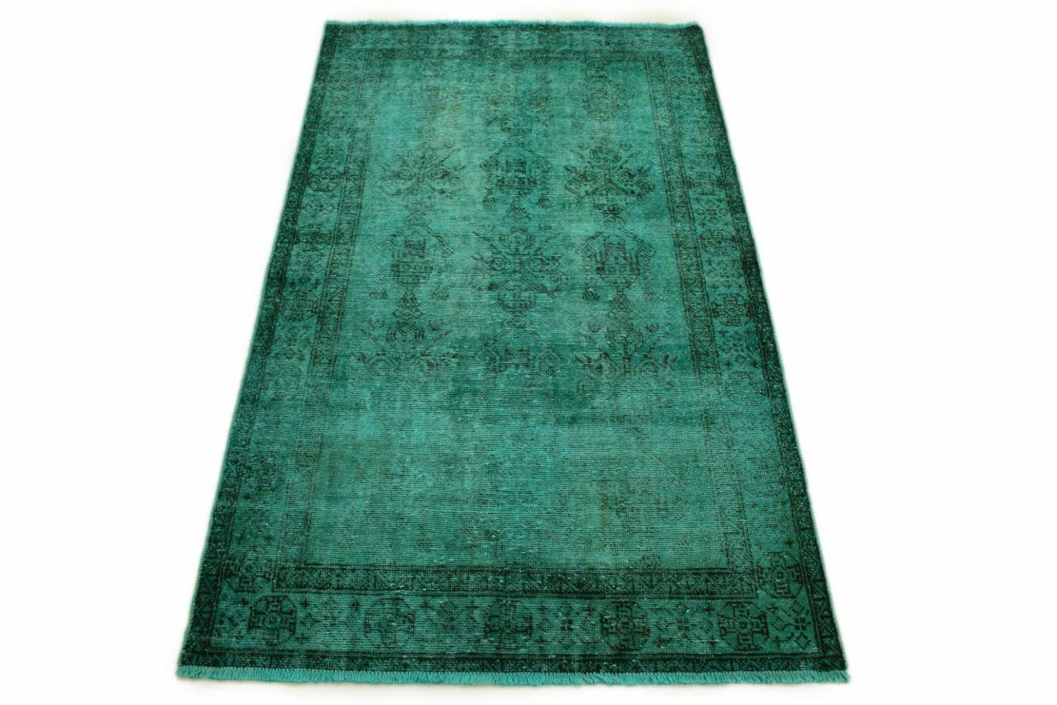 Orientteppich 201x119 cm Wolle handgeknüpft