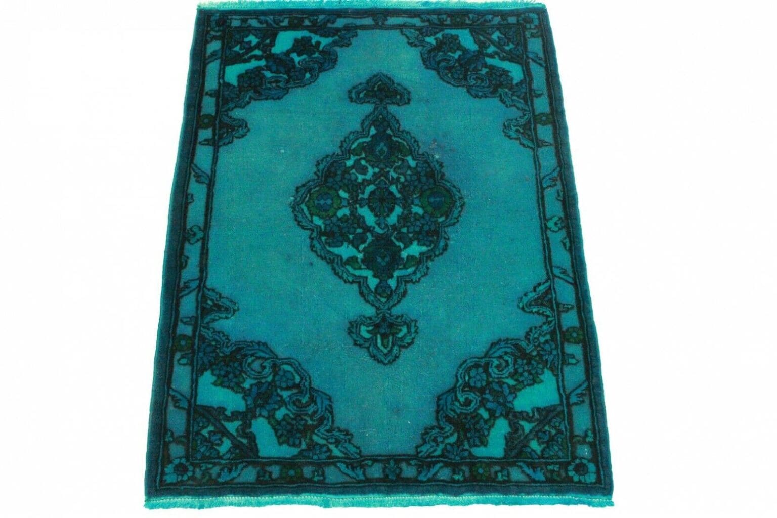 Orientteppich 147 x 109 cm Wolle handgeknüpft