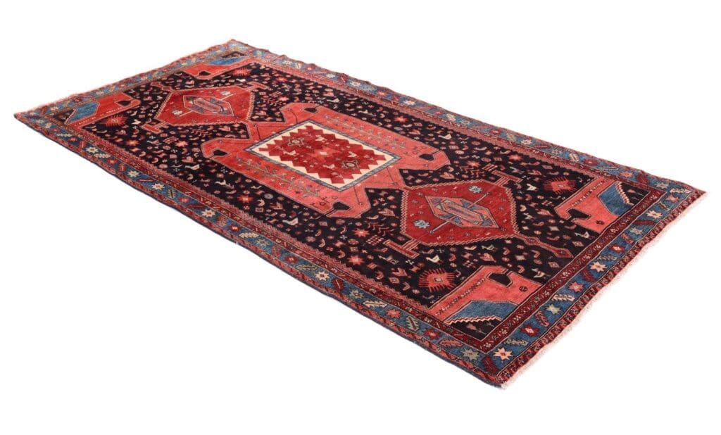 Perserteppich Garouss 328 x 155 cm Schurwolle handgeknüpft