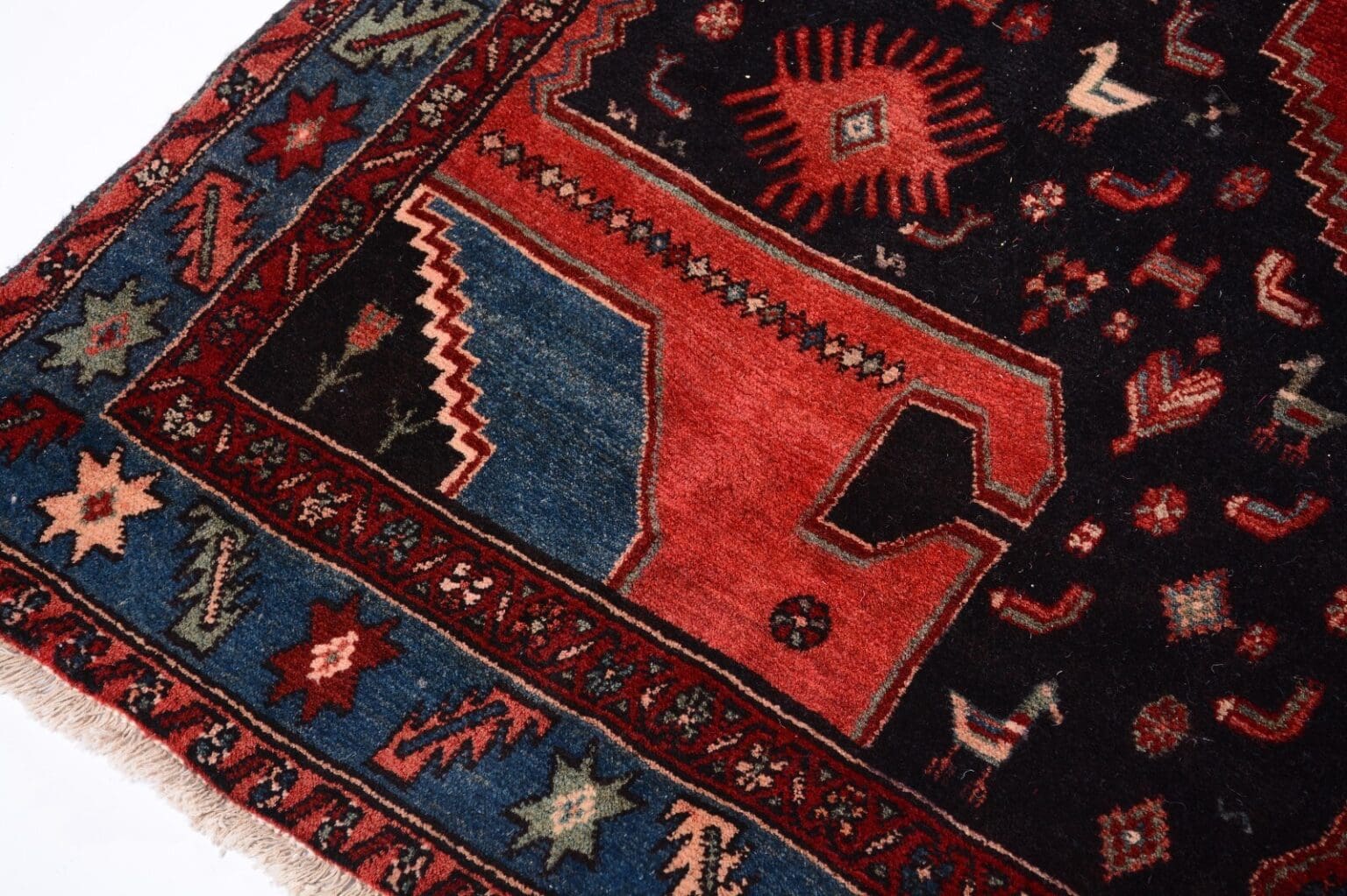 Perserteppich Garouss 328 x 155 cm Schurwolle handgeknüpft