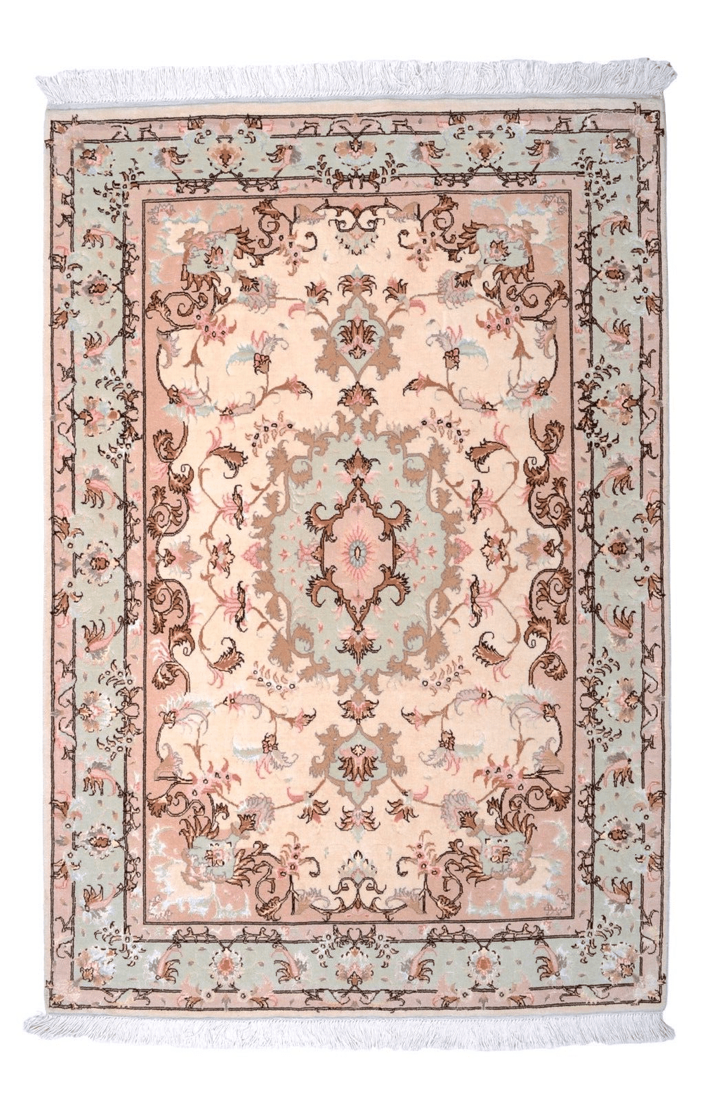 Perserteppich Tabriz 149 x 100 cm Wolle handgeknüpft