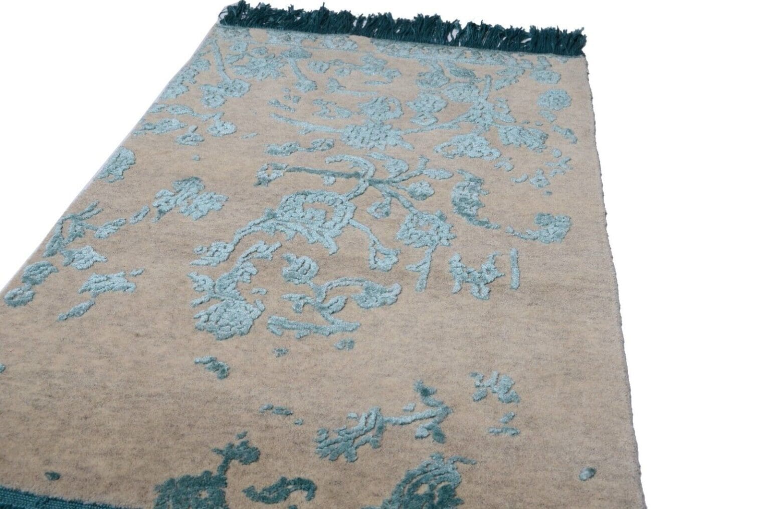 Orientteppich Indien 88 x 56 cm Wolle handgeknüpft