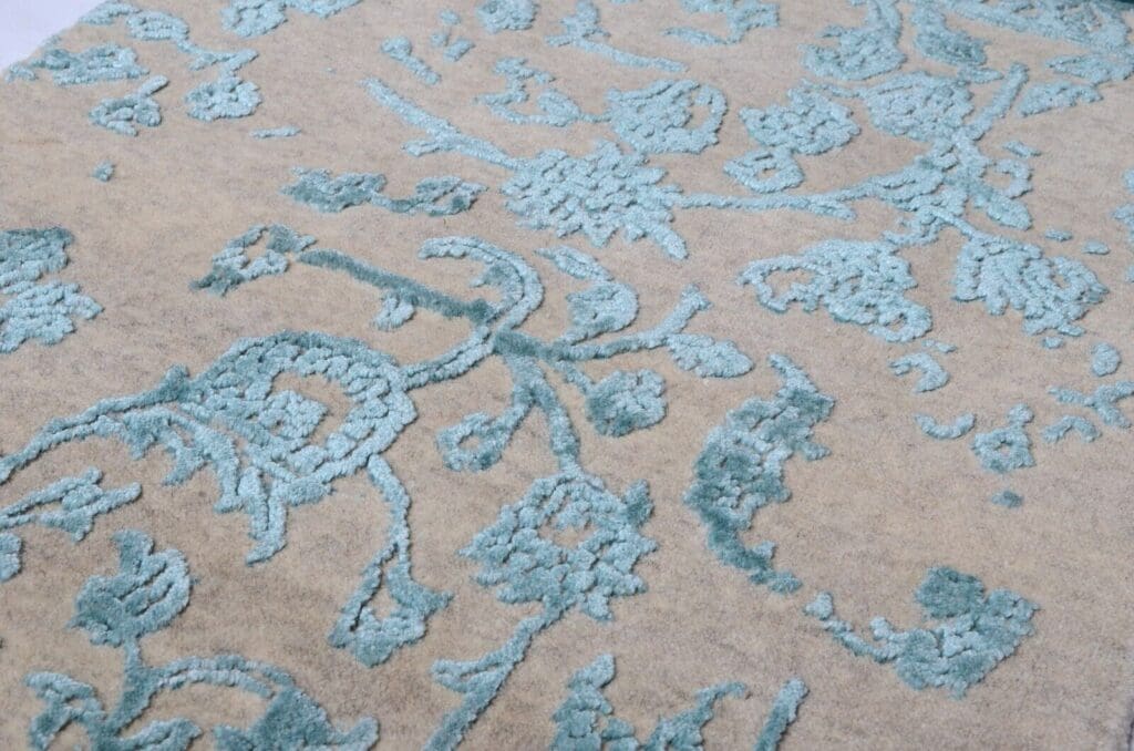 Orientteppich Indien 88 x 56 cm Wolle handgeknüpft