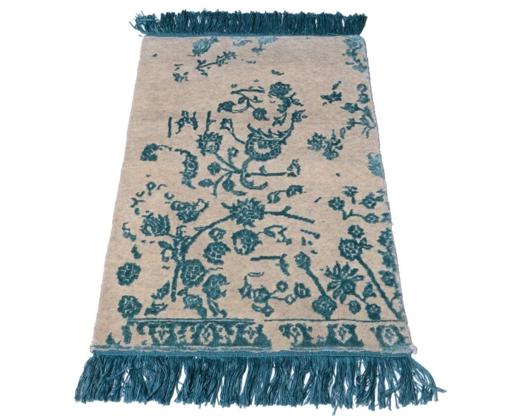 Orientteppich Indien 88 x 56 cm Wolle handgeknüpft