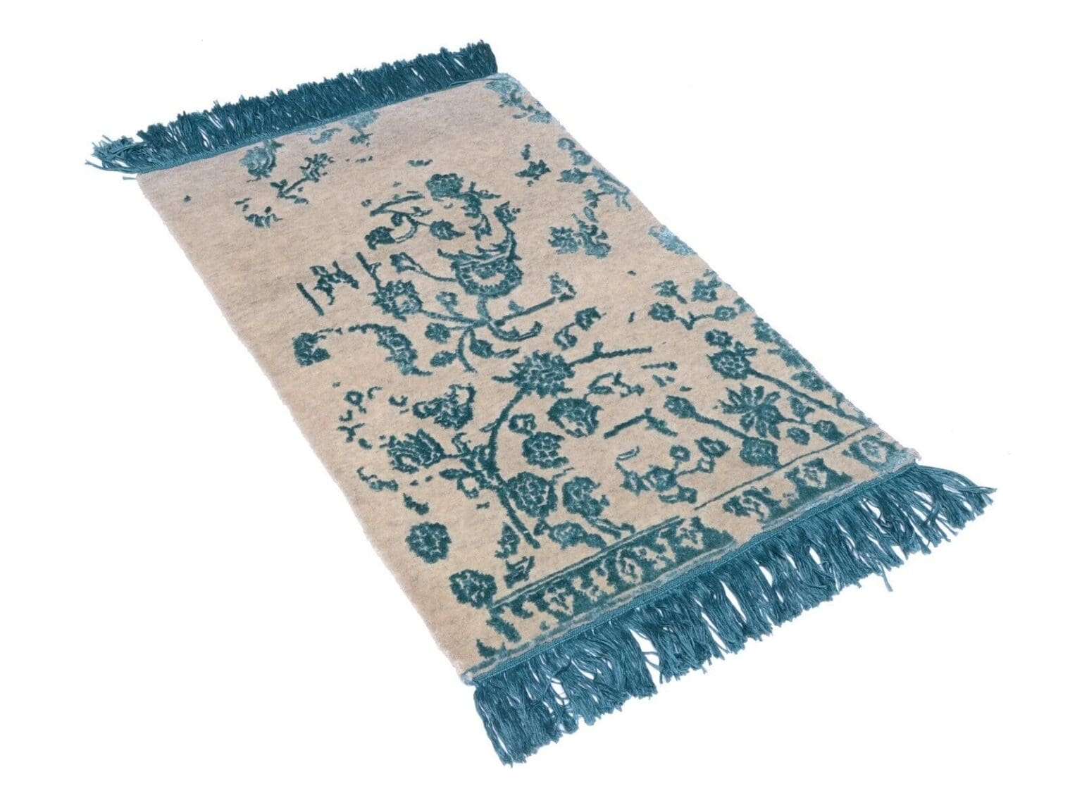 Orientteppich Indien 88 x 56 cm Wolle handgeknüpft