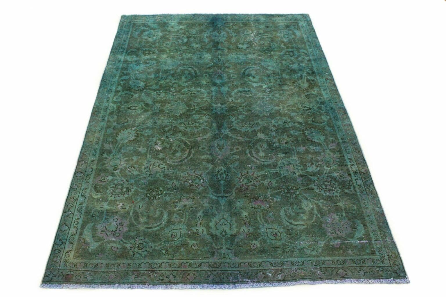 Orientteppich 242 x 159 cm Wolle handgeknüpft