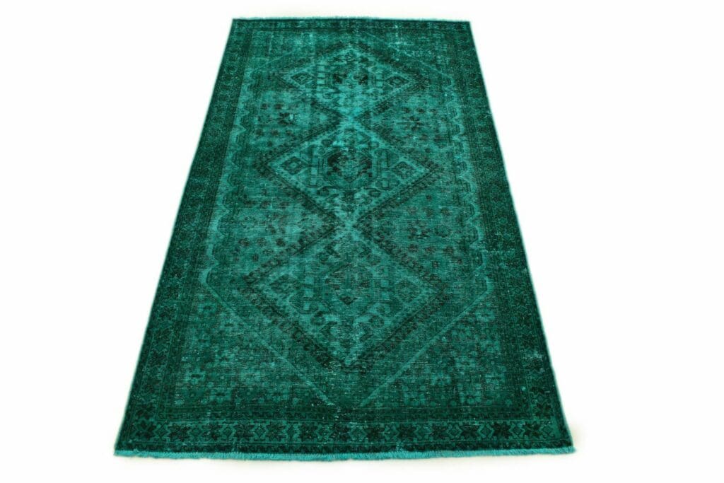 Orientteppich 294 x 157 cm Wolle handgeknüpft