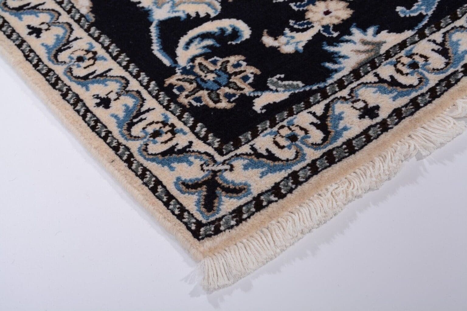 Perserteppich Nain 203 x 78 cm Wolle handgeknüpft