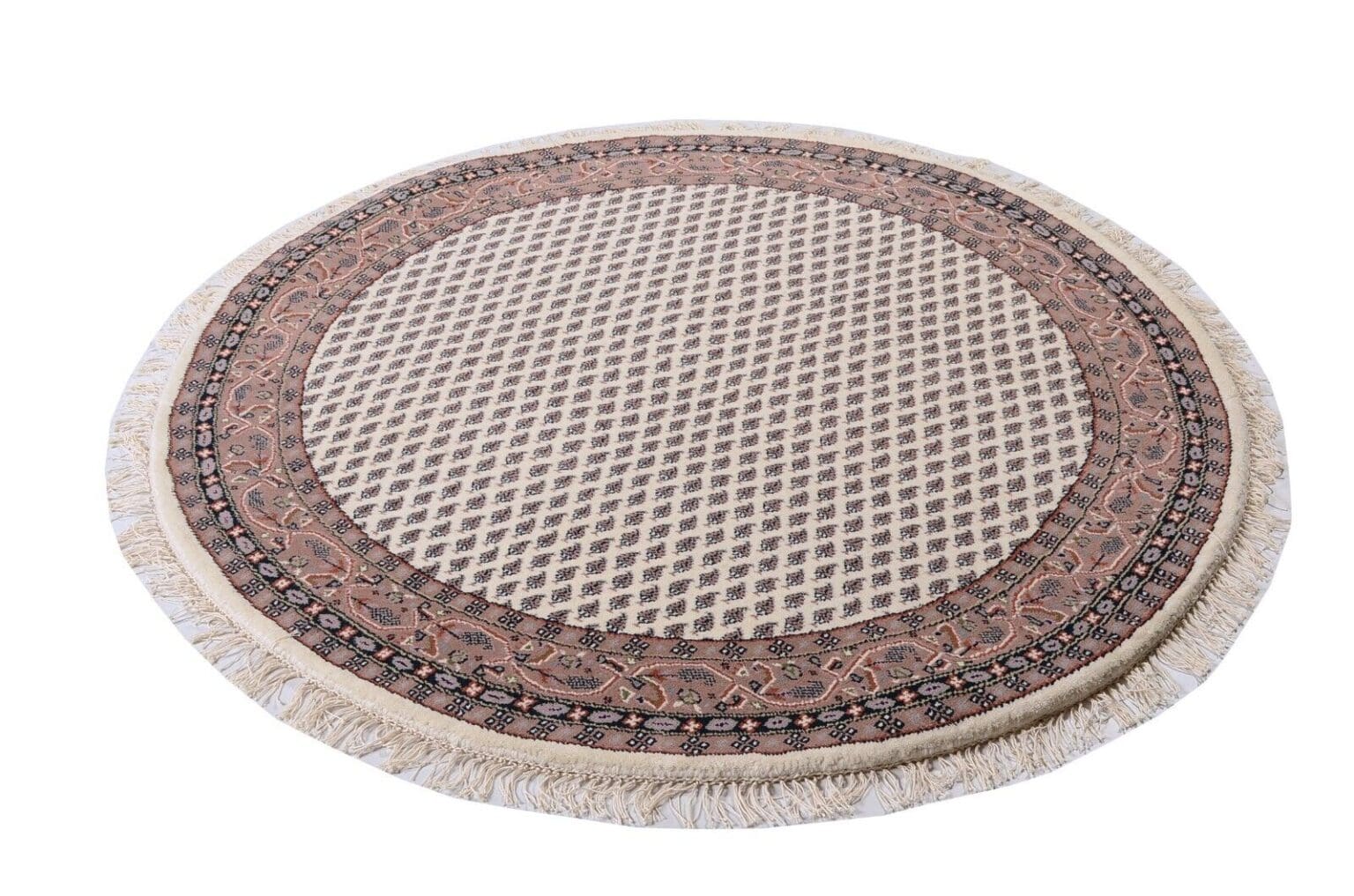 Orientteppich Sarough 152 x 152 cm Wolle handgeknüpft
