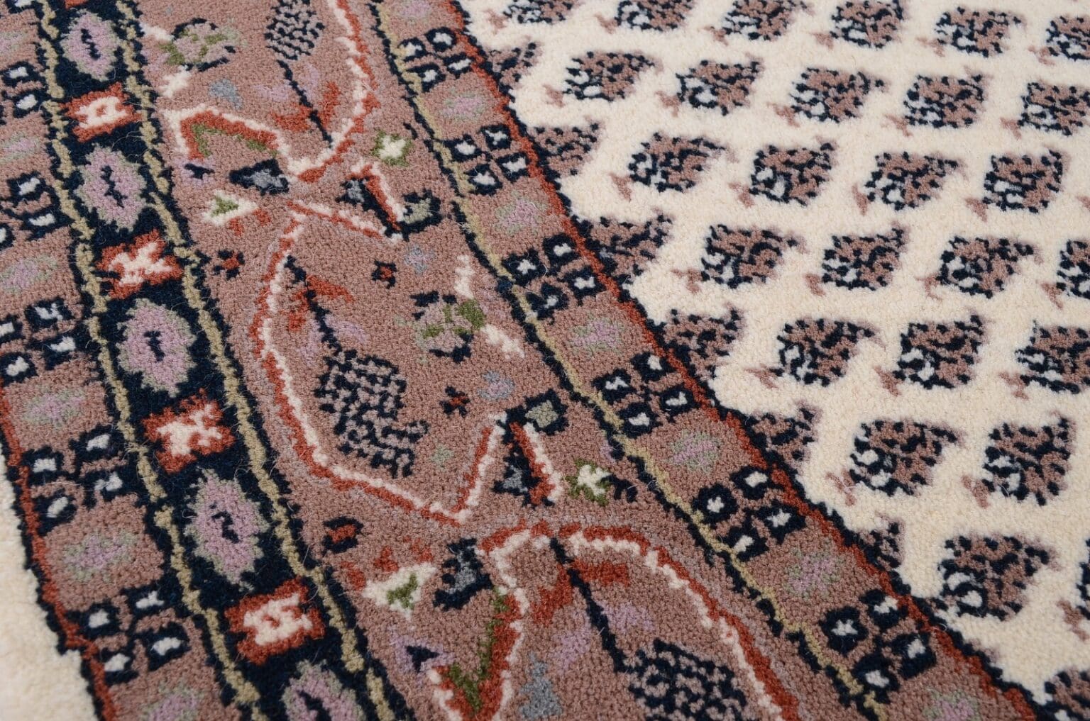 Orientteppich Sarough 152 x 152 cm Wolle handgeknüpft