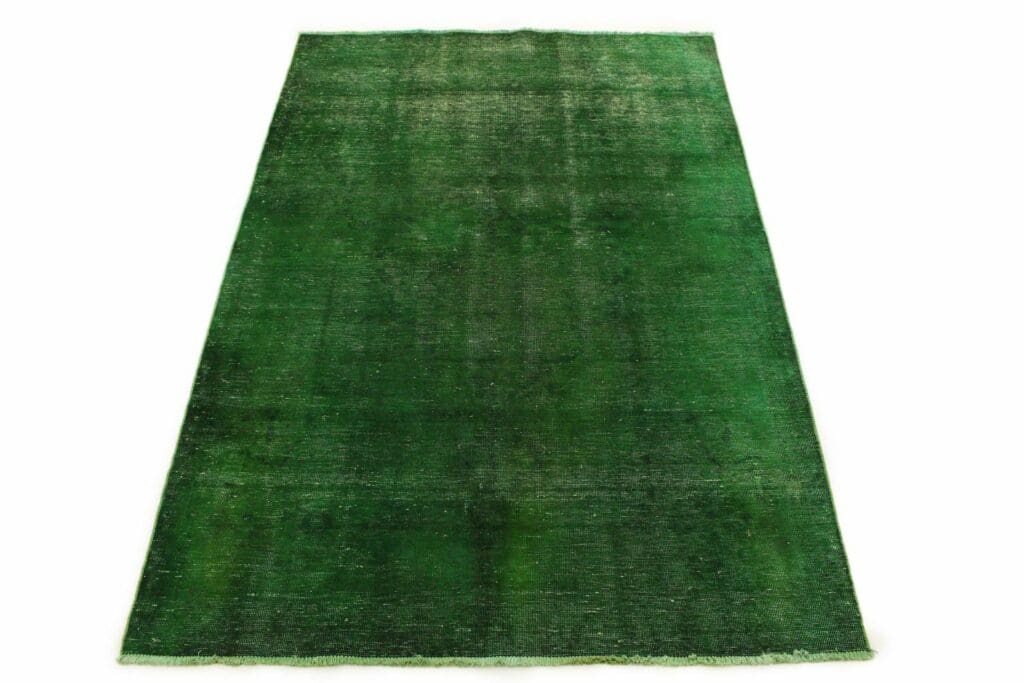 exklusiver-vintage-orientteppich-212x147-cm-grun-handgeknupft Orientteppich 212 x 147 cm Wolle handgeknüpft