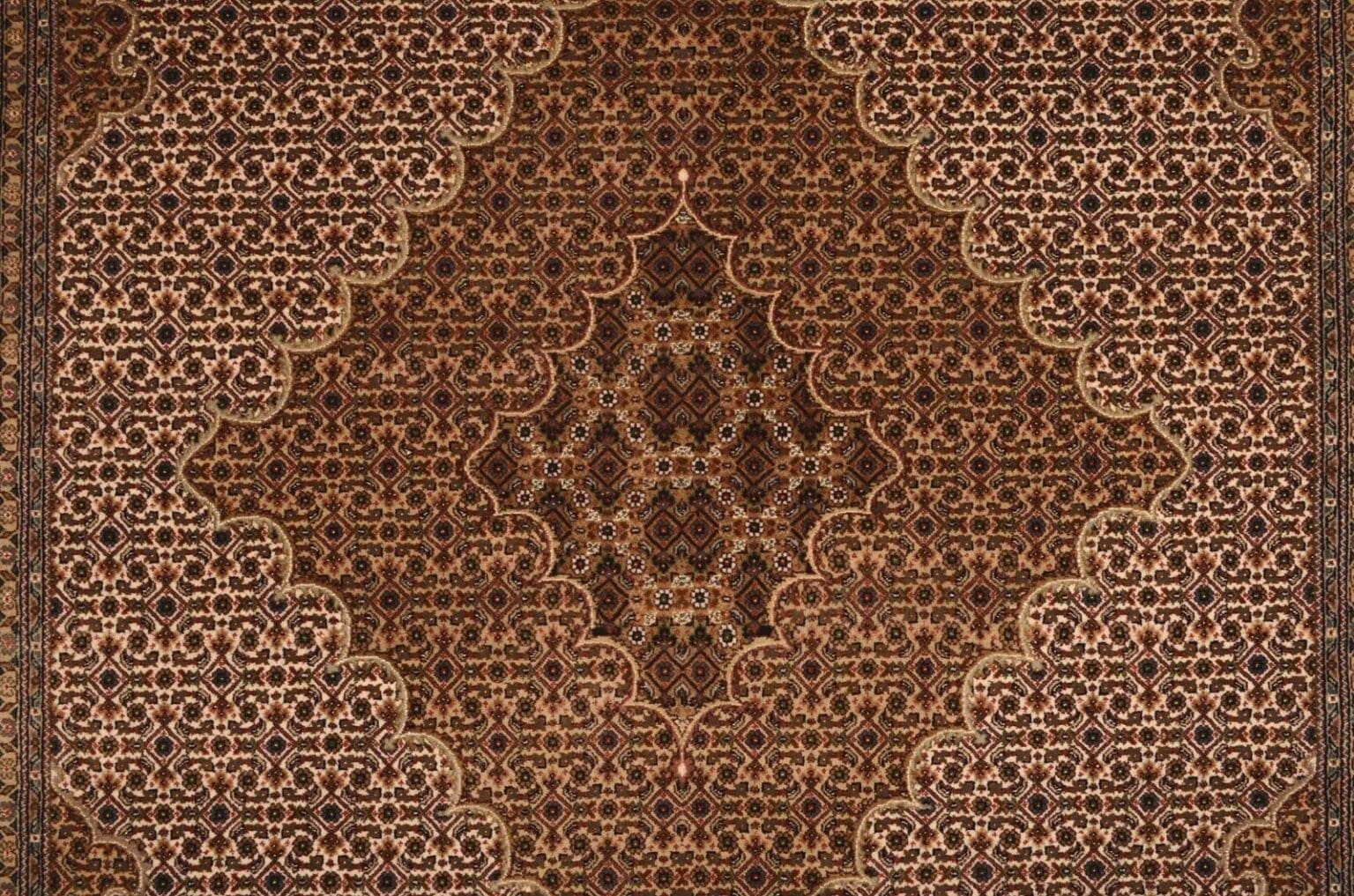 Orientteppich Tabriz 299 x 207 cm Wolle handgeknüpft