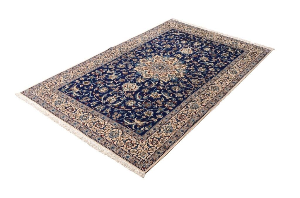 Perserteppich Nain 252 x 158 cm Wolle handgeknüpft