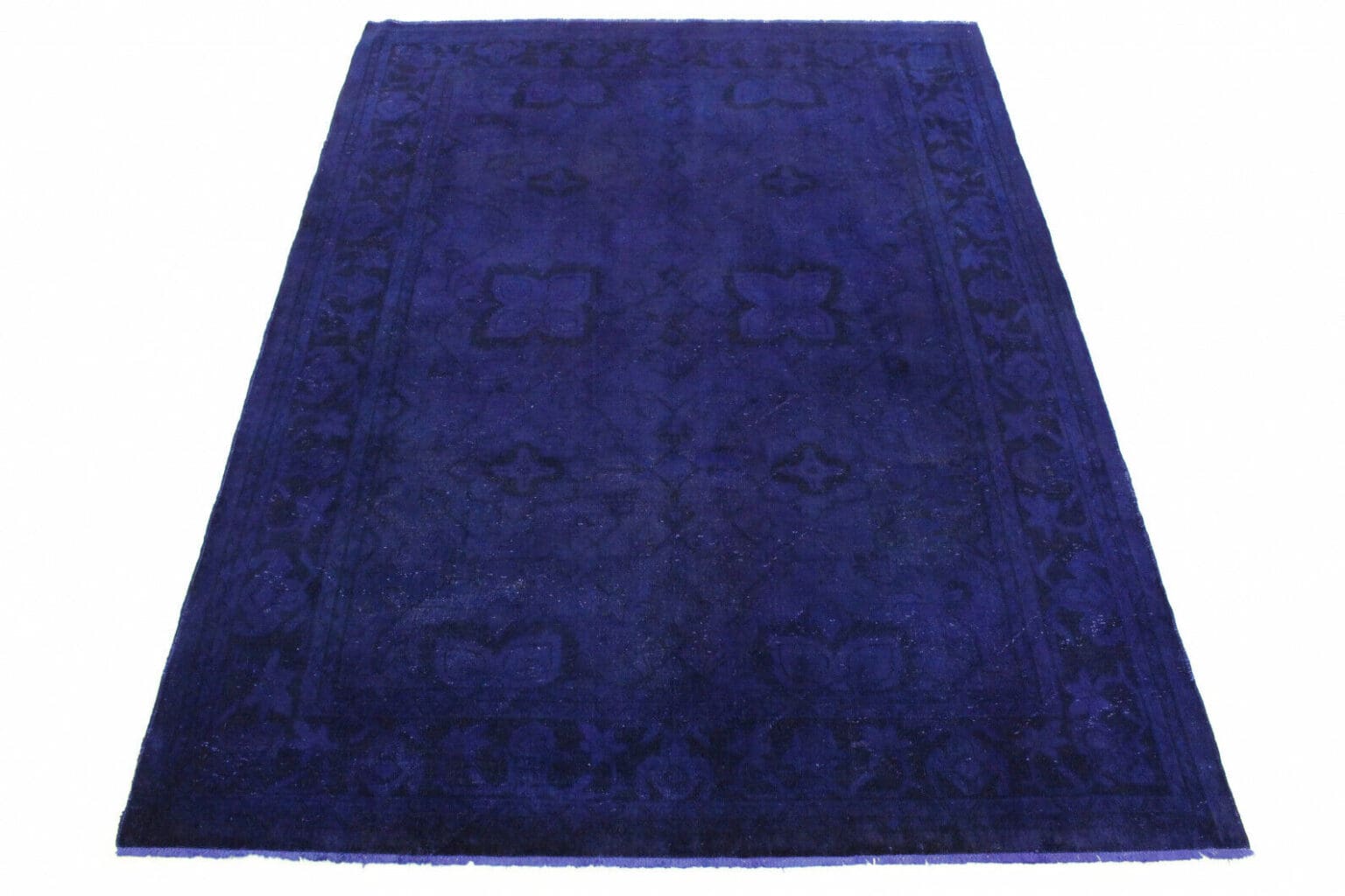 vintage-orientteppich-ultramarinblau-310x209cm-handgeknupft Orientteppich 310x209 cm Wolle handgeknüpft