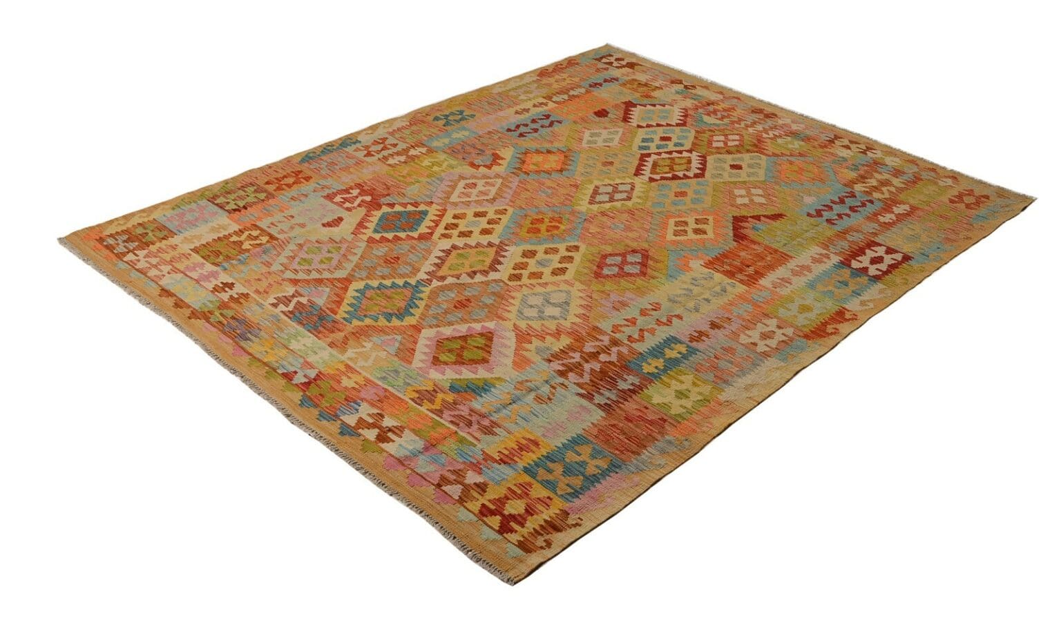 Orientteppich Afghanistan 250 x 200 cm Wolle handgewebt