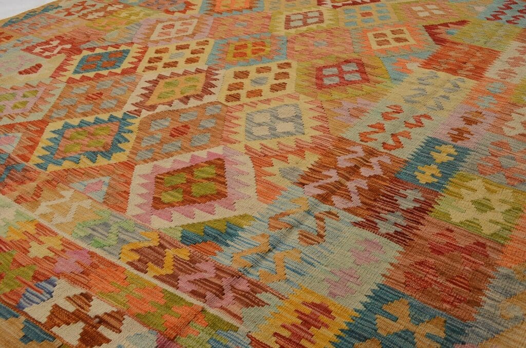 Orientteppich Afghanistan 250 x 200 cm Wolle handgewebt