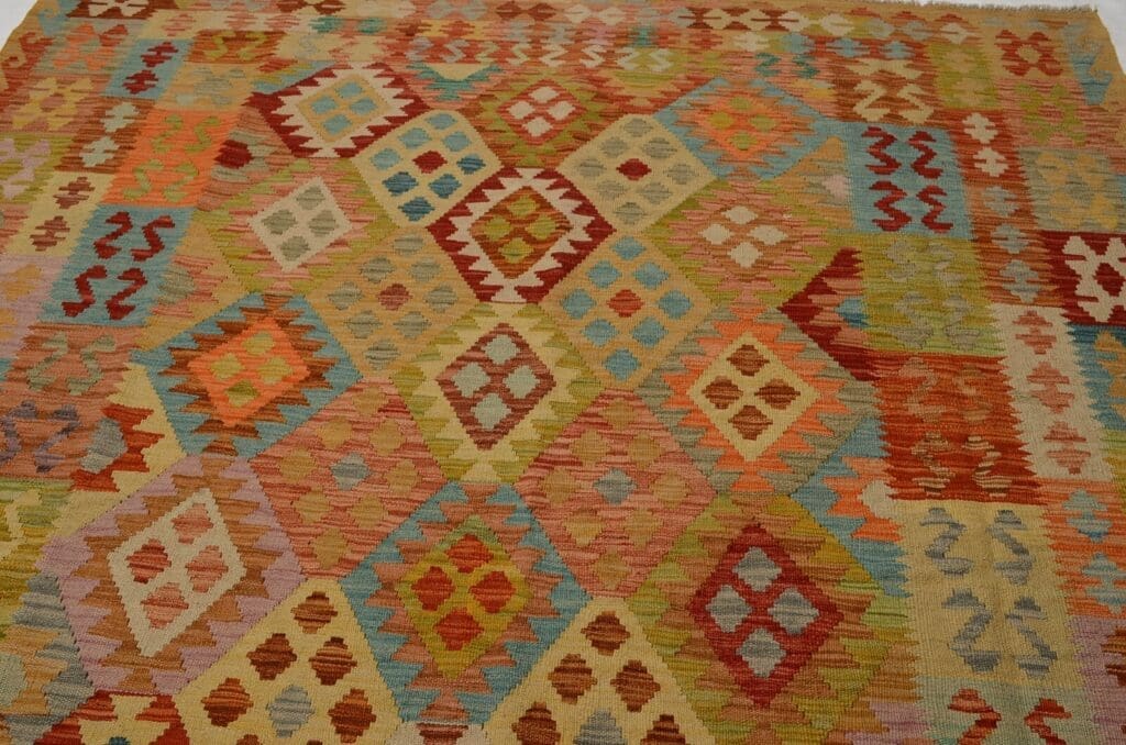 Orientteppich Afghanistan 250 x 200 cm Wolle handgewebt