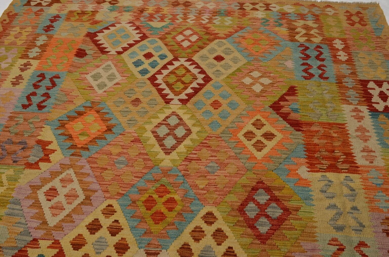 Orientteppich Afghanistan 250 x 200 cm Wolle handgewebt