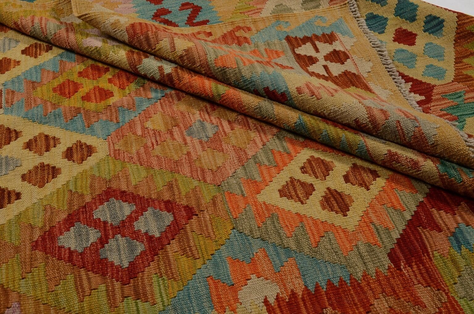 Orientteppich Afghanistan 250 x 200 cm Wolle handgewebt