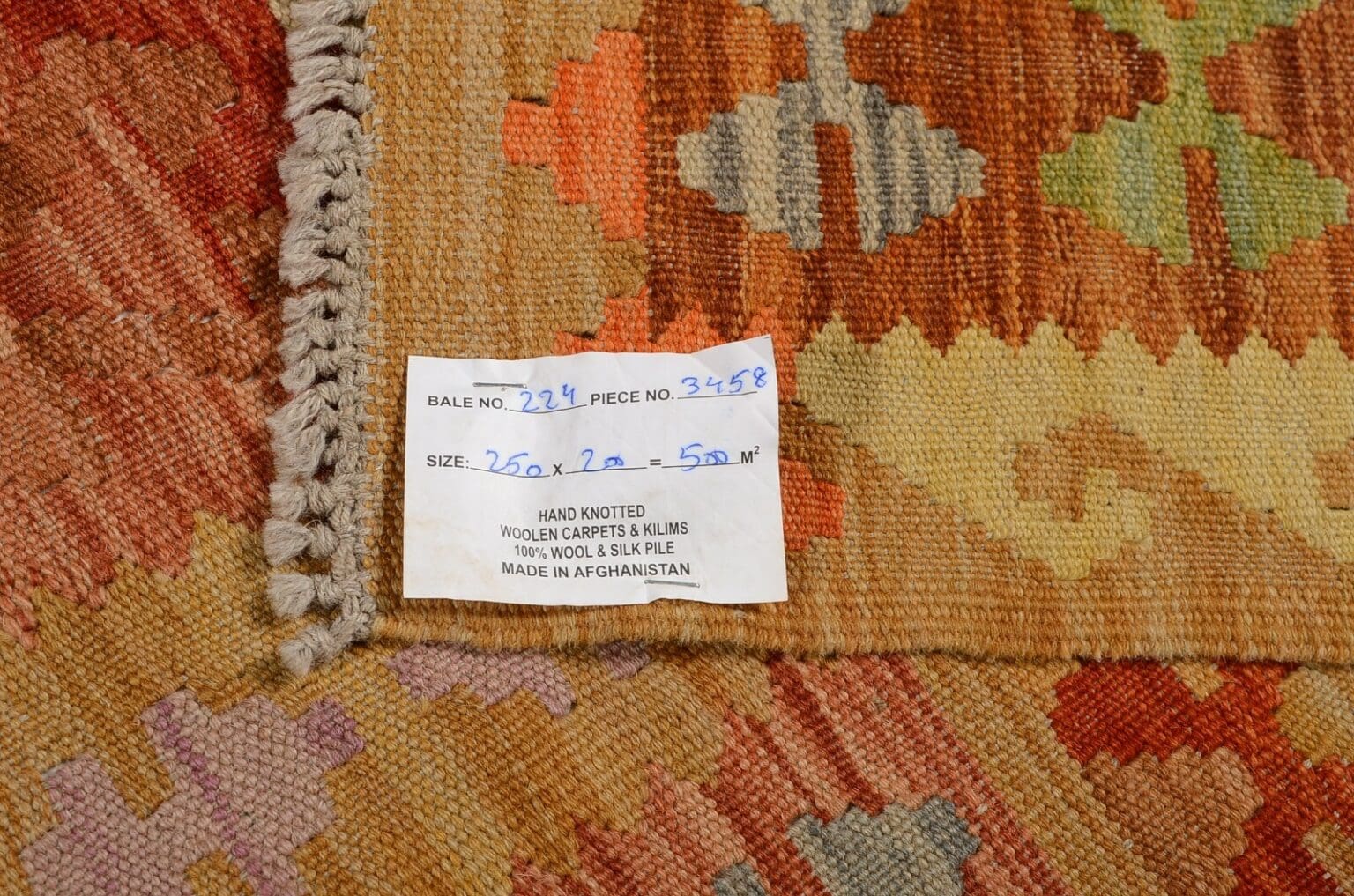 Orientteppich Afghanistan 250 x 200 cm Wolle handgewebt
