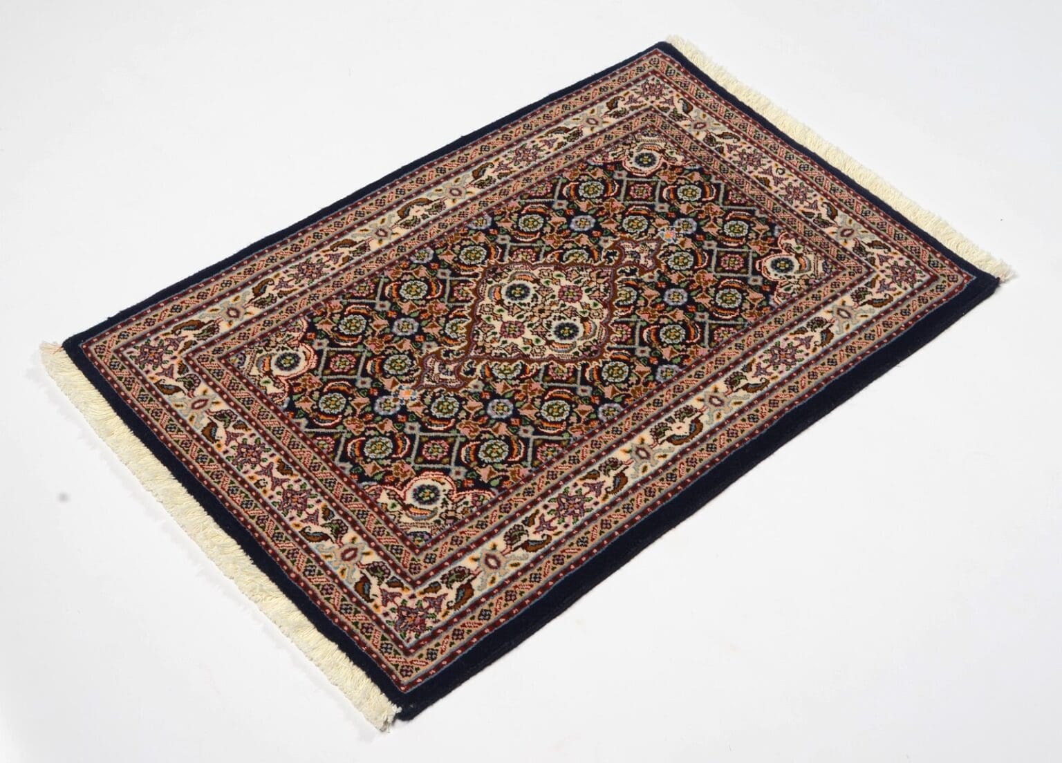 Perserteppich Moud 90 x 60 cm Wolle handgeknüpft