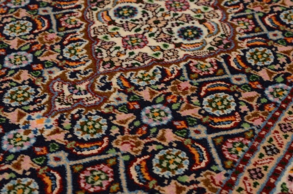 Perserteppich Moud 90 x 60 cm Wolle handgeknüpft