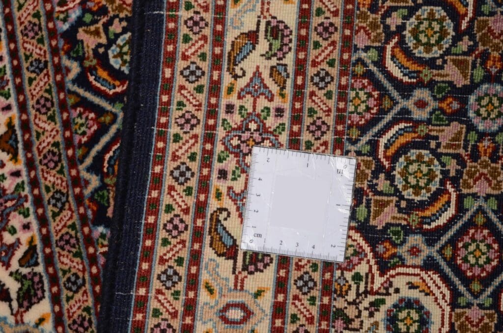 Perserteppich Moud 90 x 60 cm Wolle handgeknüpft