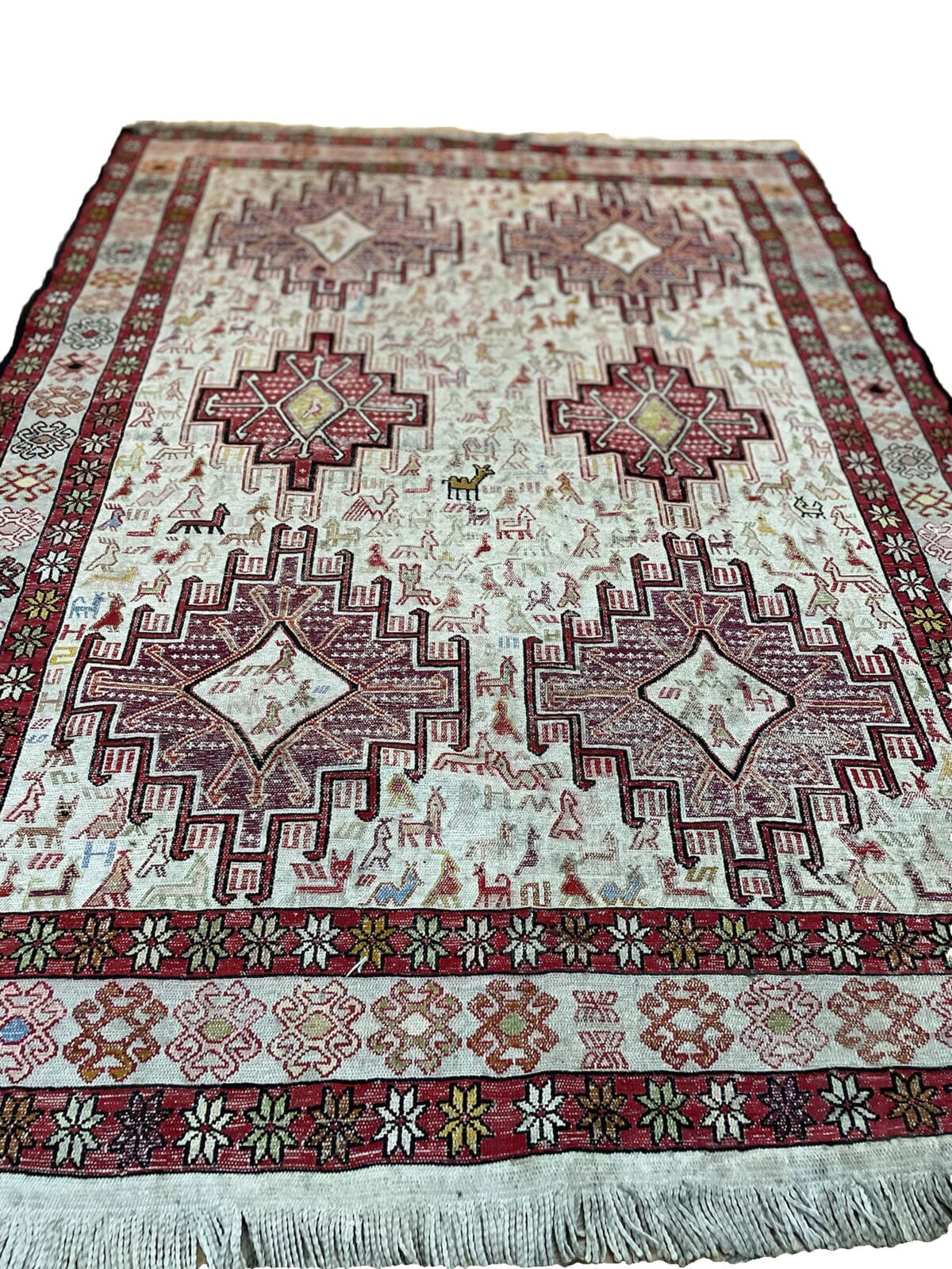Orientteppich Kordestan 147x116 cm Wolle handgewebt