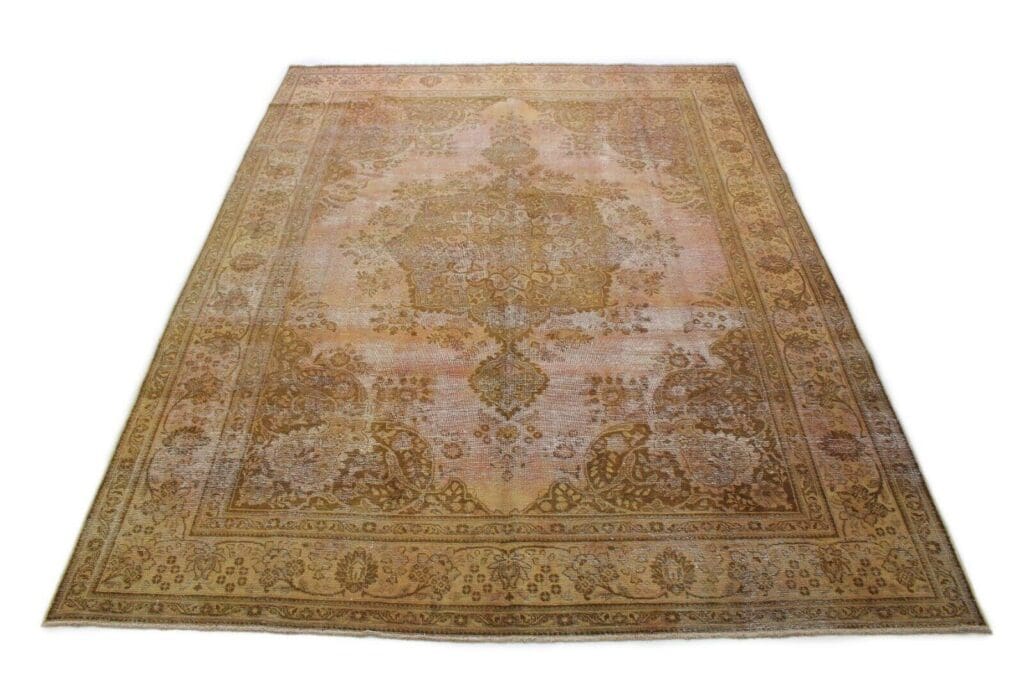 Orientteppich 390 x 299 cm Wolle handgeknüpft