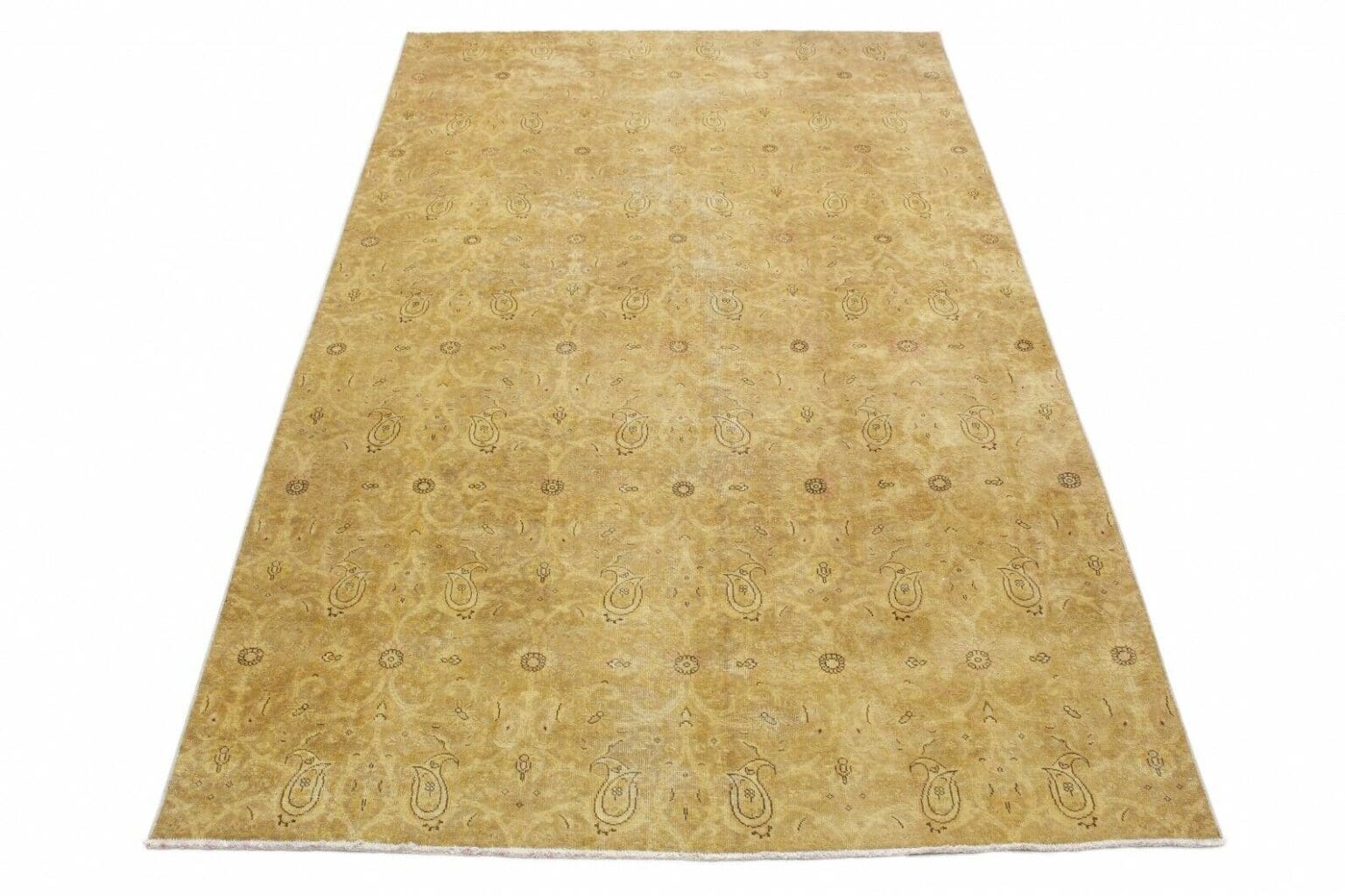 Orientteppich 352 x 199 cm Wolle handgeknüpft