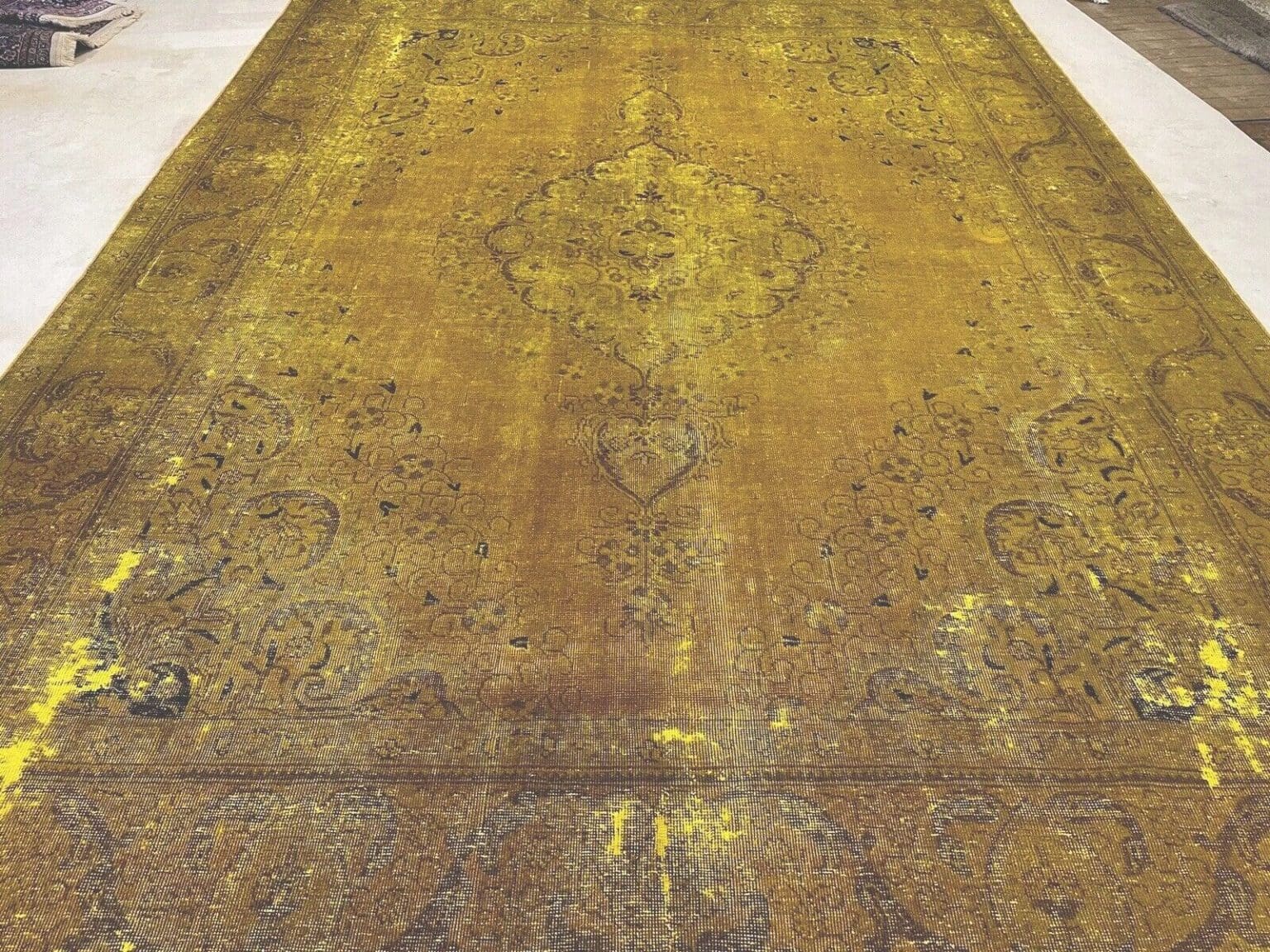 Perserteppich 389 x 295 cm Wolle handgeknüpft