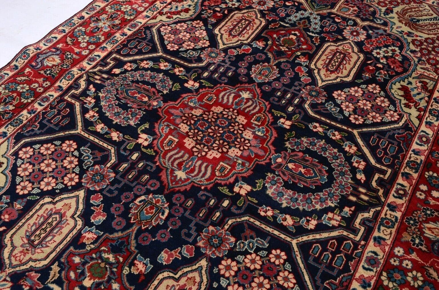 feiner-perserteppich-kashan-255x152-cm-350000-knoten-handgeknupft-5 Perserteppich Kashan 255 x 152 cm Wolle handgeknüpft