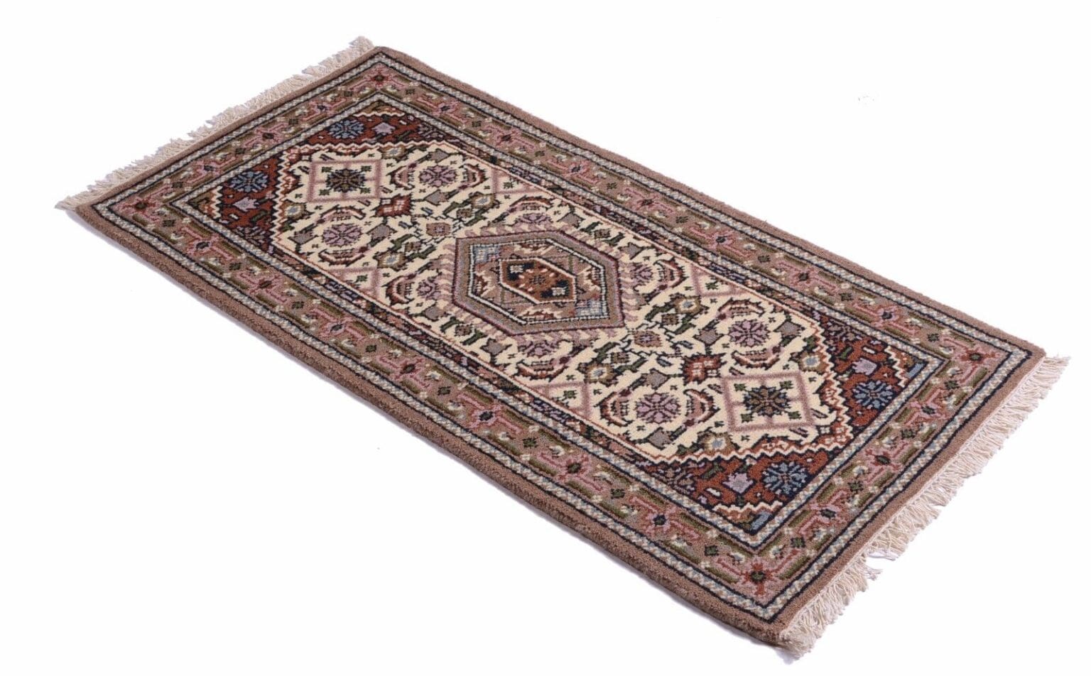 Orientteppich Bidjar 144 x 75 cm Wolle handgeknüpft