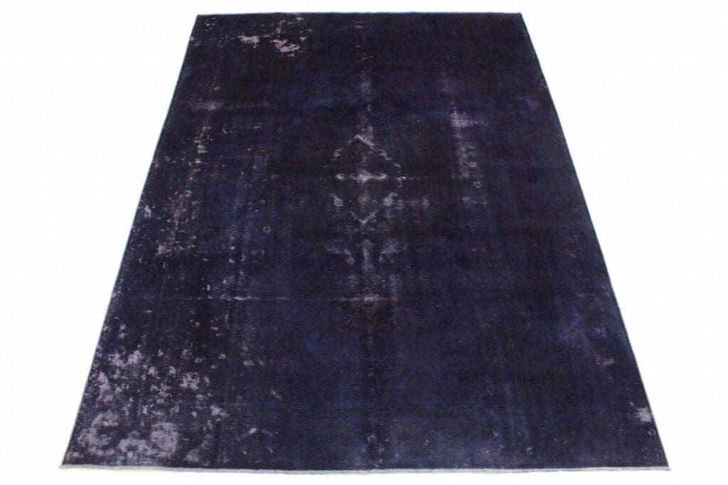vintage-orientteppich-307x231cm-lila-blau-handgeknupft Orientteppich 307x231 cm Wolle handgeknüpft