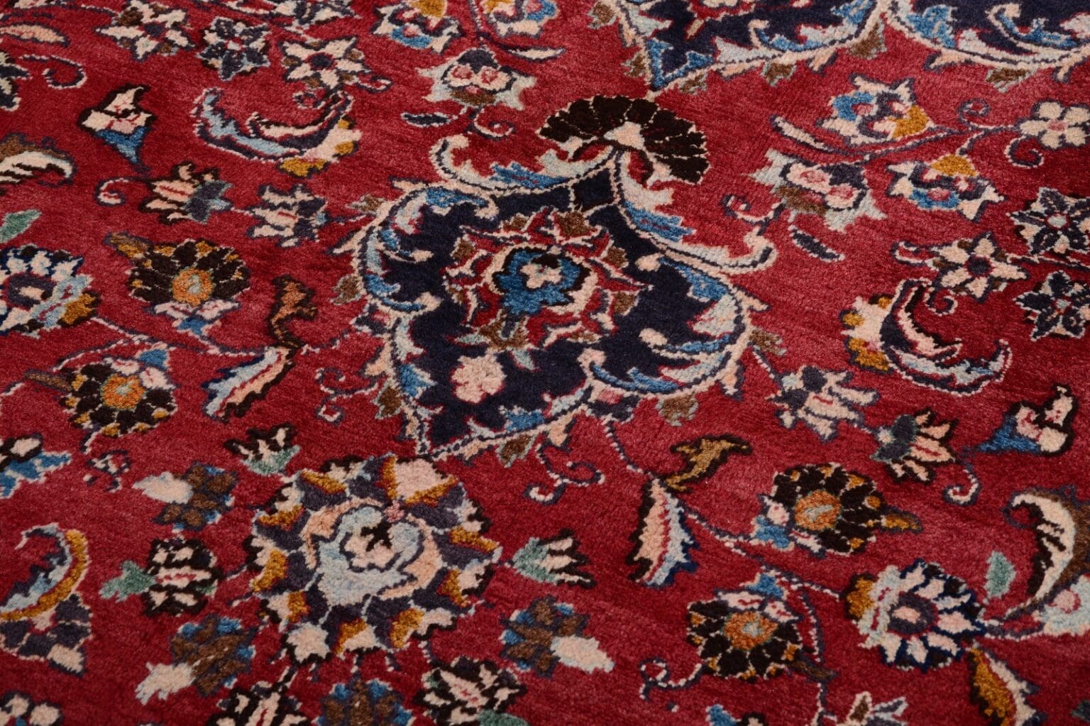 Perserteppich Mashad 386 x 298 cm Wolle handgeknüpft