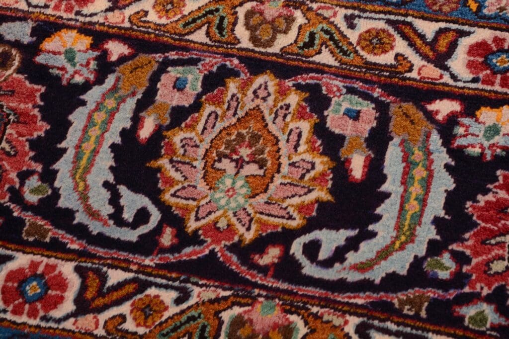 Perserteppich Mashad 386 x 298 cm Wolle handgeknüpft